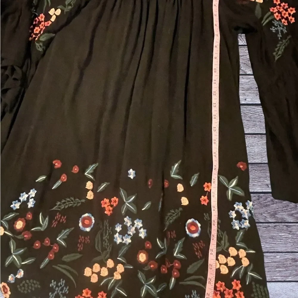 Urge off shoulder embroidered tunic dress. - Picture 6 of 9